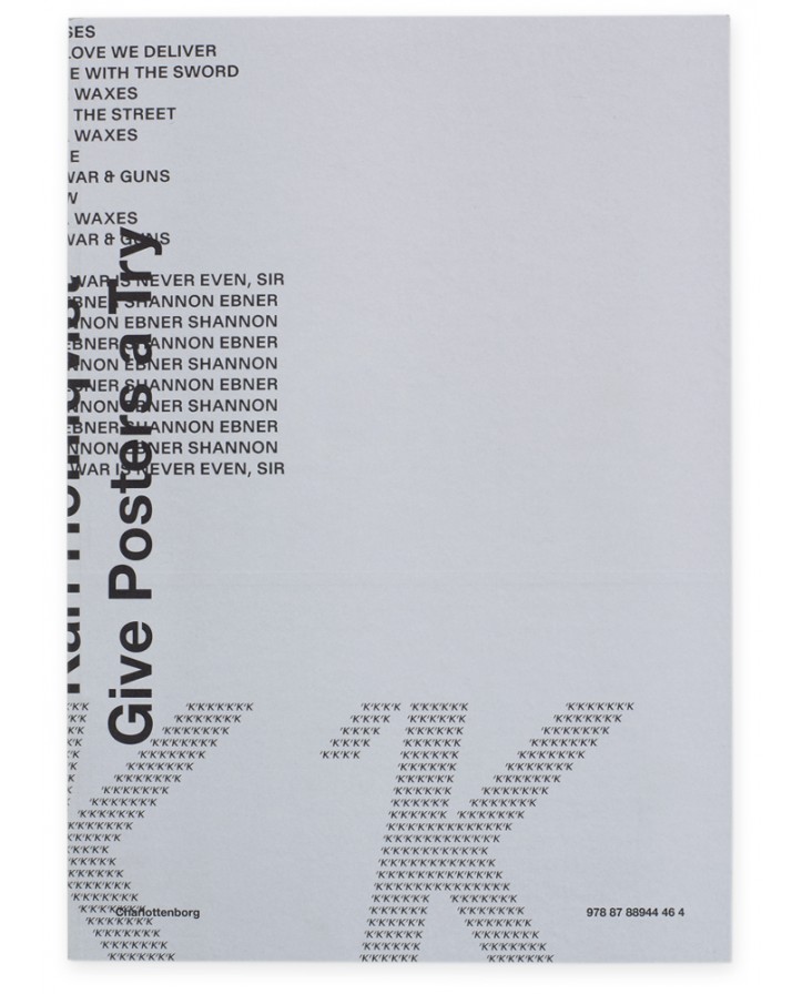 Karl Holmqvist Give Posters A Try 01 Galerie Neu