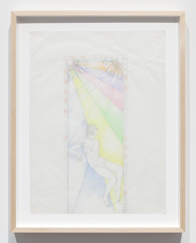 Katharina Wulff Untitled, 2015 Pencil, colored pencil on transparent paper, 37,5 x 27,6 cm  