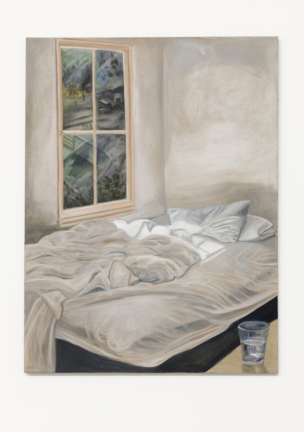 Jill Mulleady Insomnia, 2018 Oil on linen, 122 x 92 cm