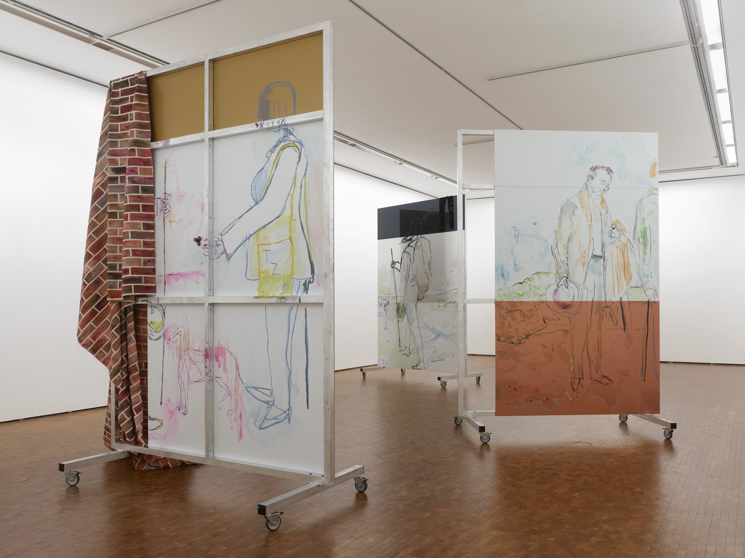 Reena Spaulings Installation view, Museum Ludwig, Cologne 2017 