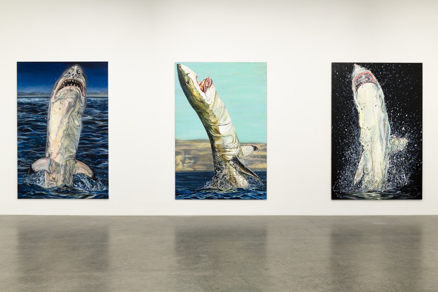 Installation view, Jana Euler, Great White Fear, Galerie Neu, 2019