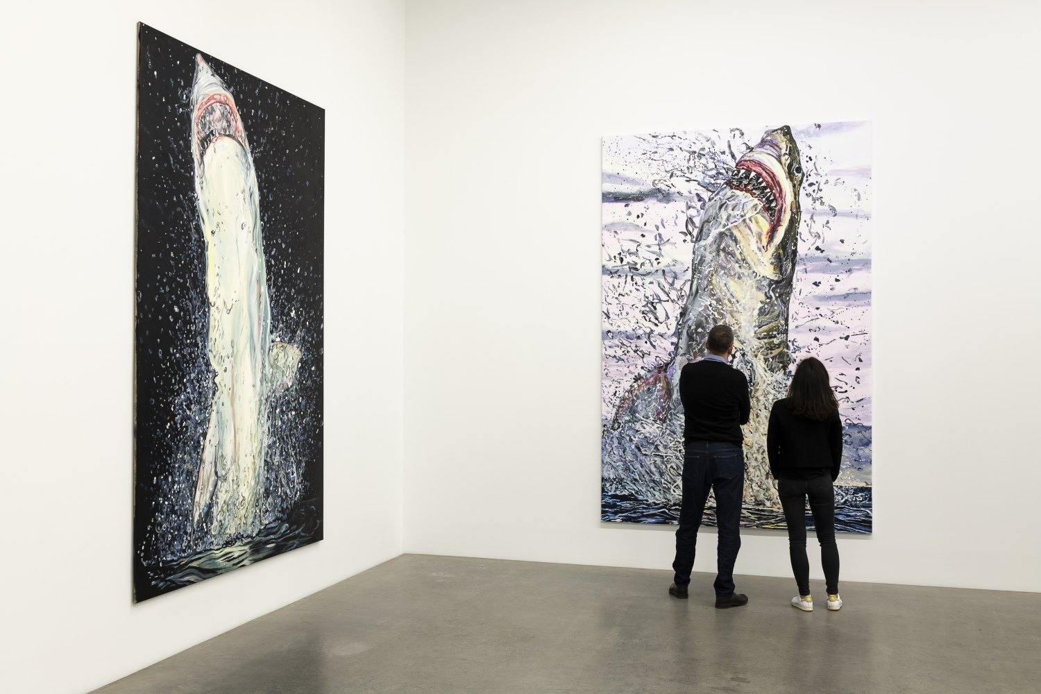 Installation view, Jana Euler, Great White Fear, Galerie Neu, 2019