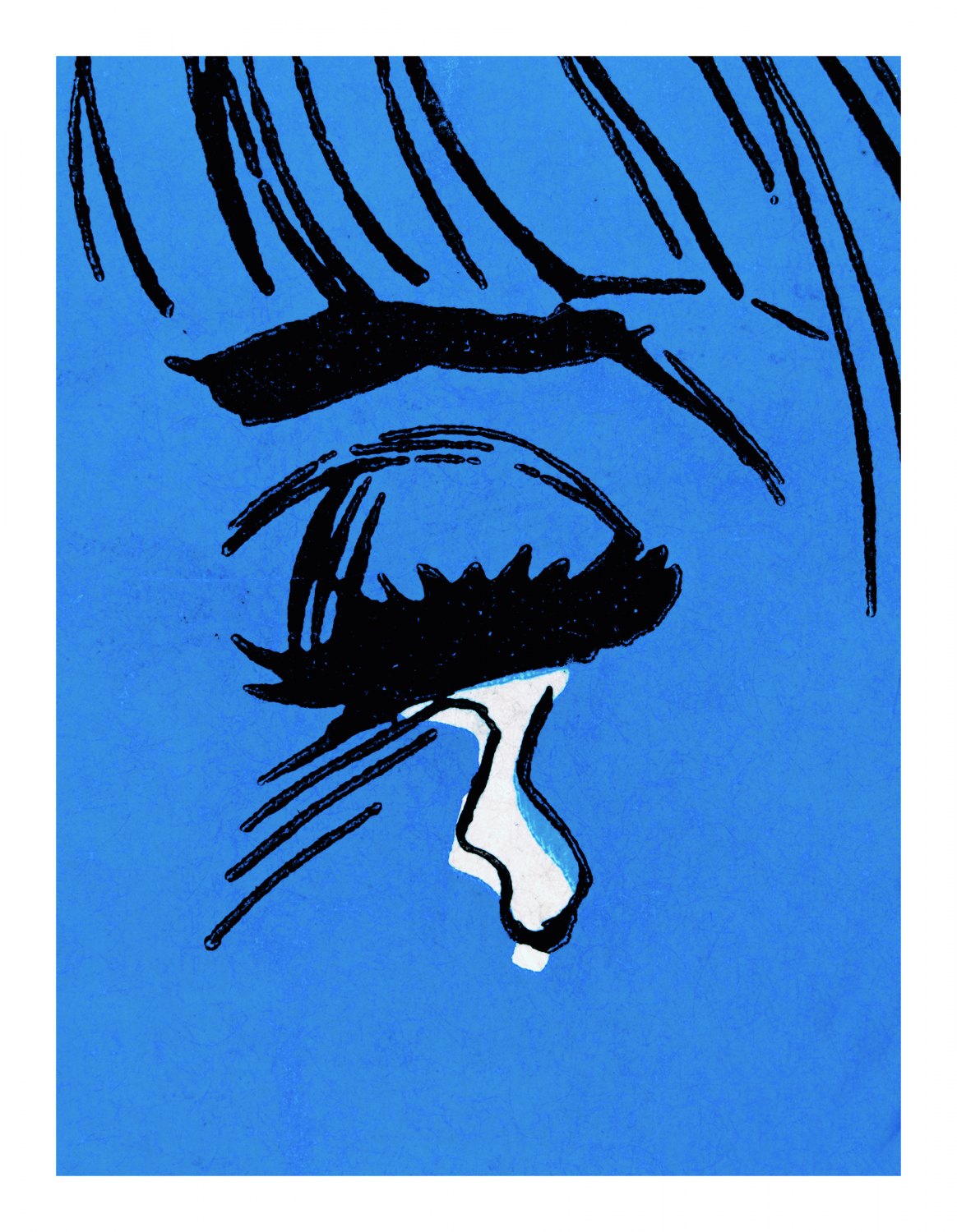 Anne Collier Woman Crying (Comic) #14, 2019 C-print, 164 x 126 (cm)