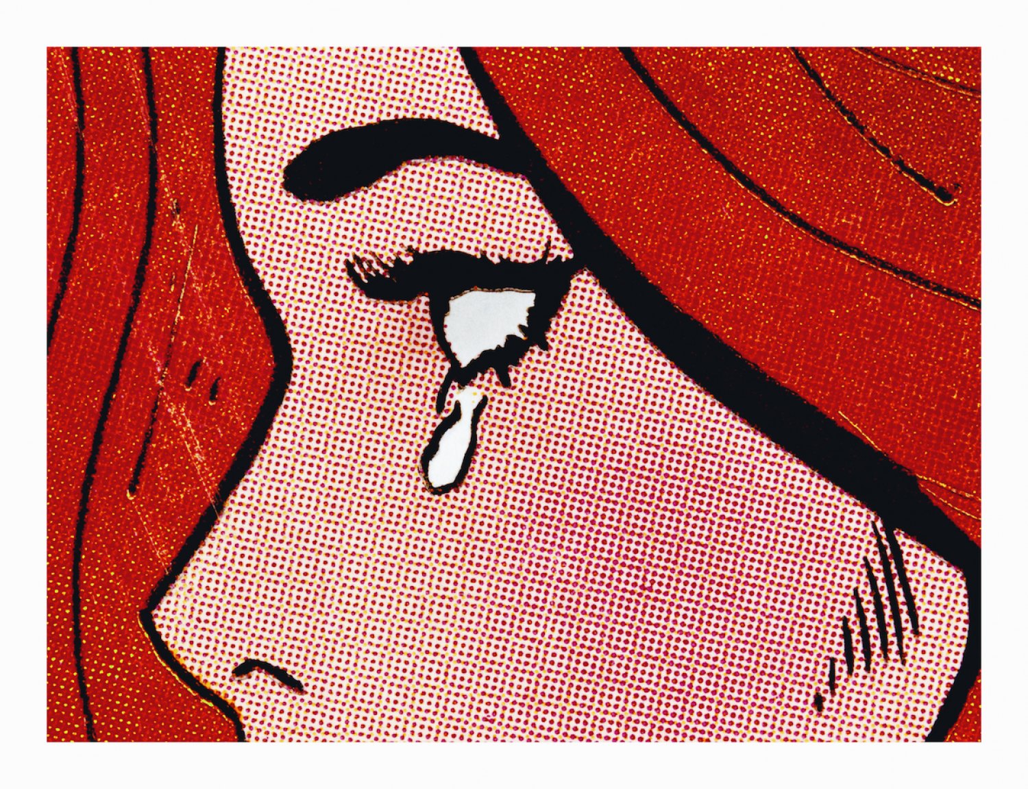 Anne Collier Woman Crying (Comic) #19, 2019 126 x 166 (cm)