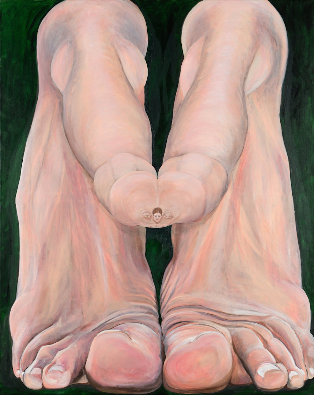 Jana Euler Under this perspective, 1, 2015  Oil on canvas, 190 x 150 cm   