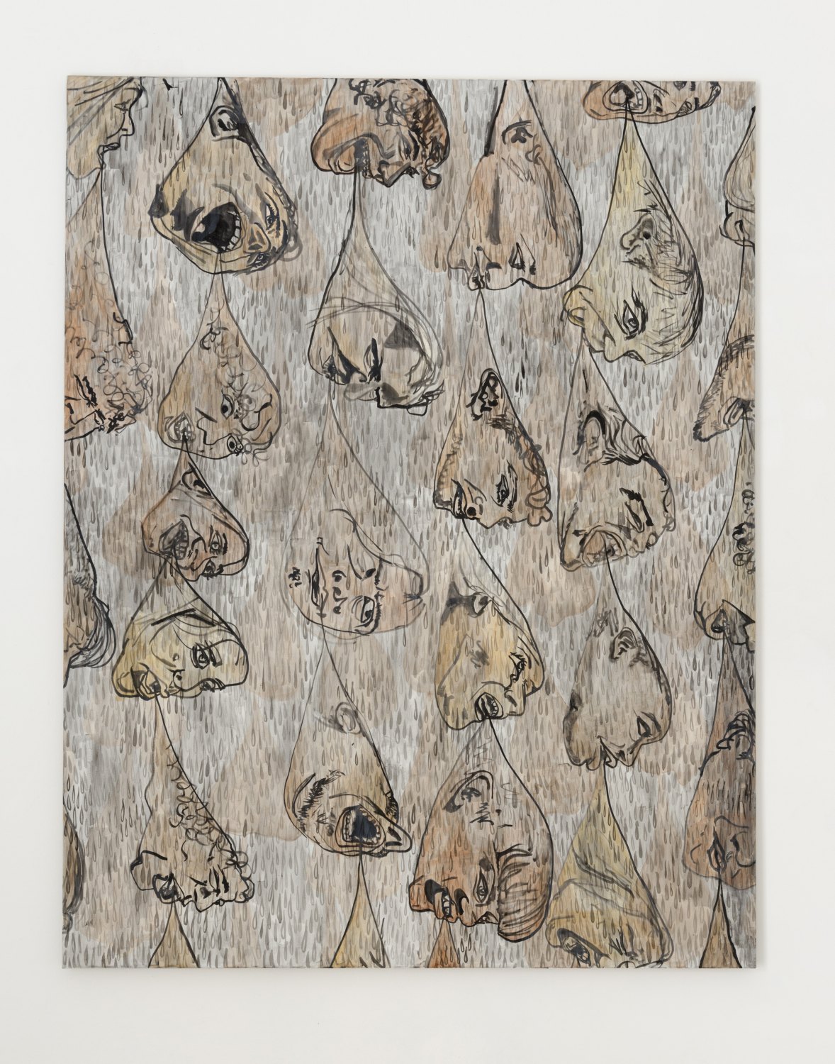 Jana Euler dirty gossip rain, 2013 Oil on canvas, 180 x 140 cm   