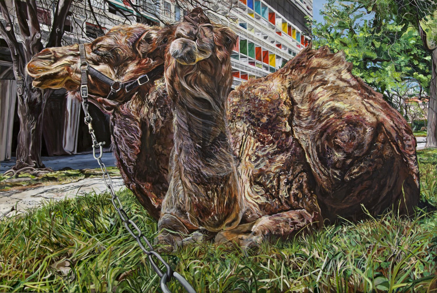 Jana Euler radieuse, 2016 Oil on canvas, 200 x 300 cm