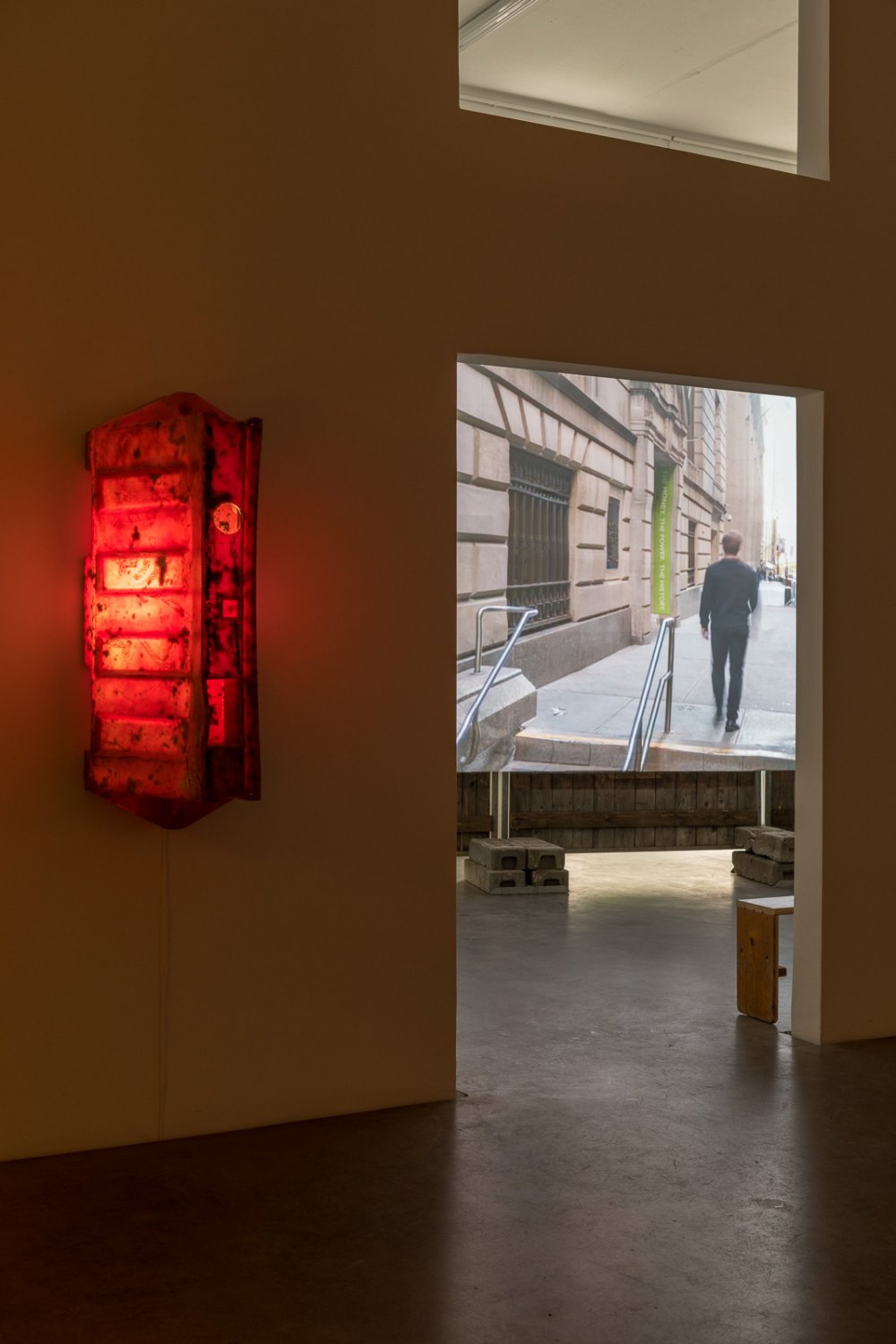 Installation view, Klara Lidén, Berlin Fall, Galerie Neu, Berlin, 2019