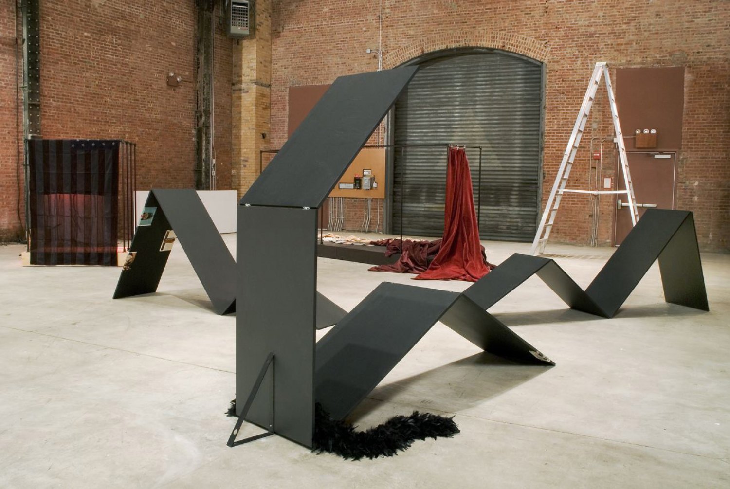 Tom Burr Addict-Love Installation view, Sculpture Center, New York, 2008