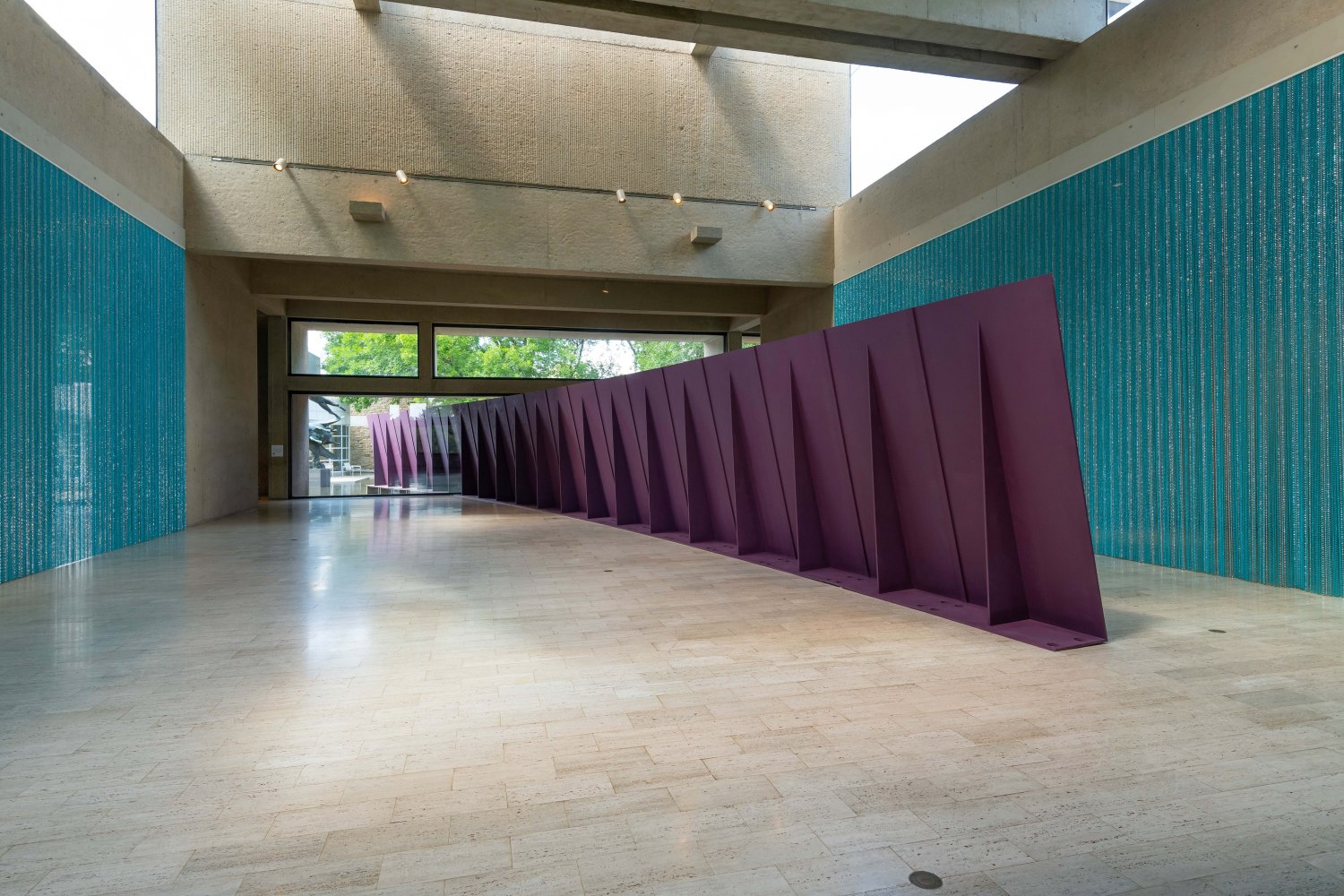 Tom Burr Deep Purple, 2000/2019 Installation view, Queer Abstraction, Des Moines Art Center, 2019