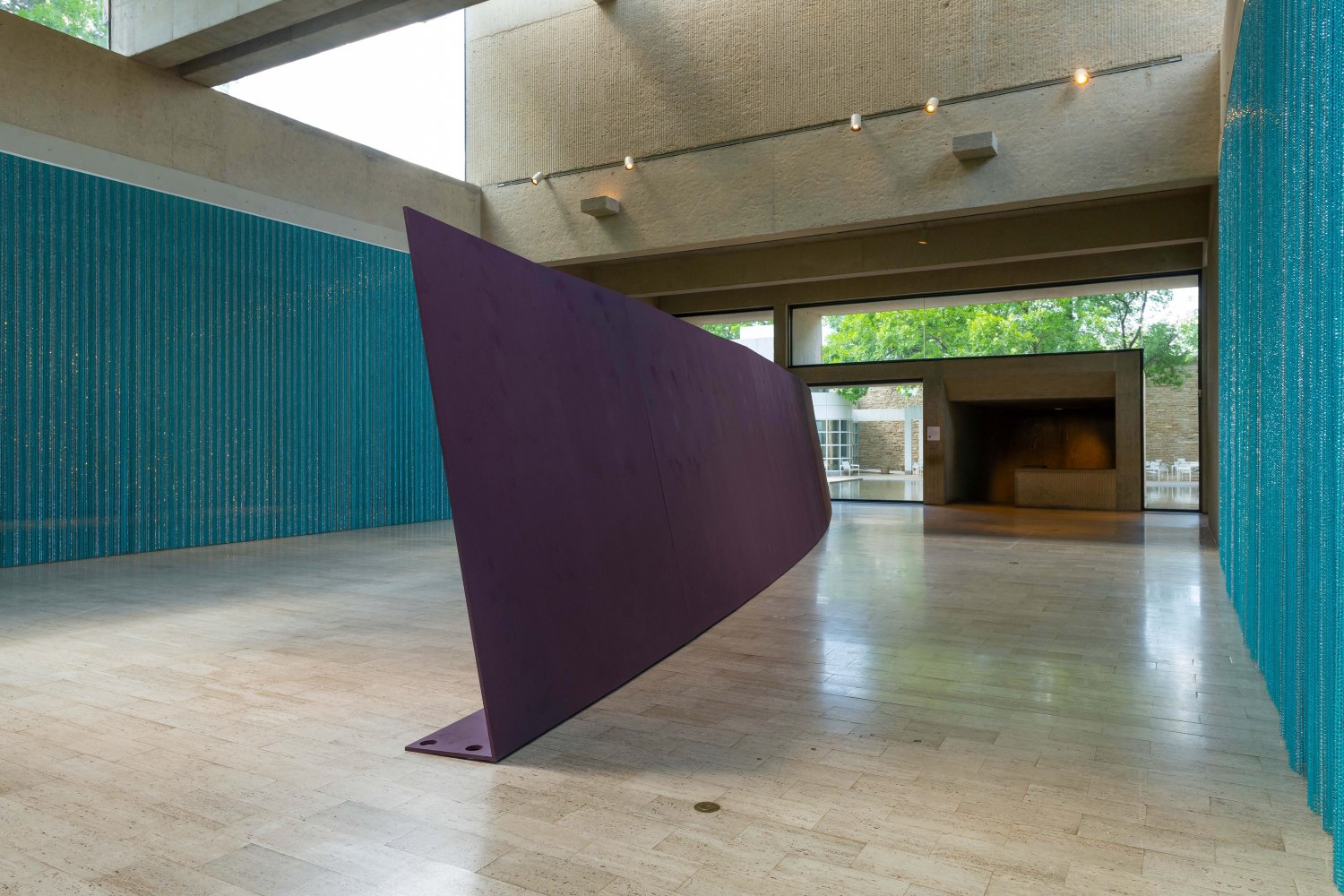 Tom Burr Deep Purple, 2000/2019 Installation view, Queer Abstraction, Des Moines Art Center, 2019