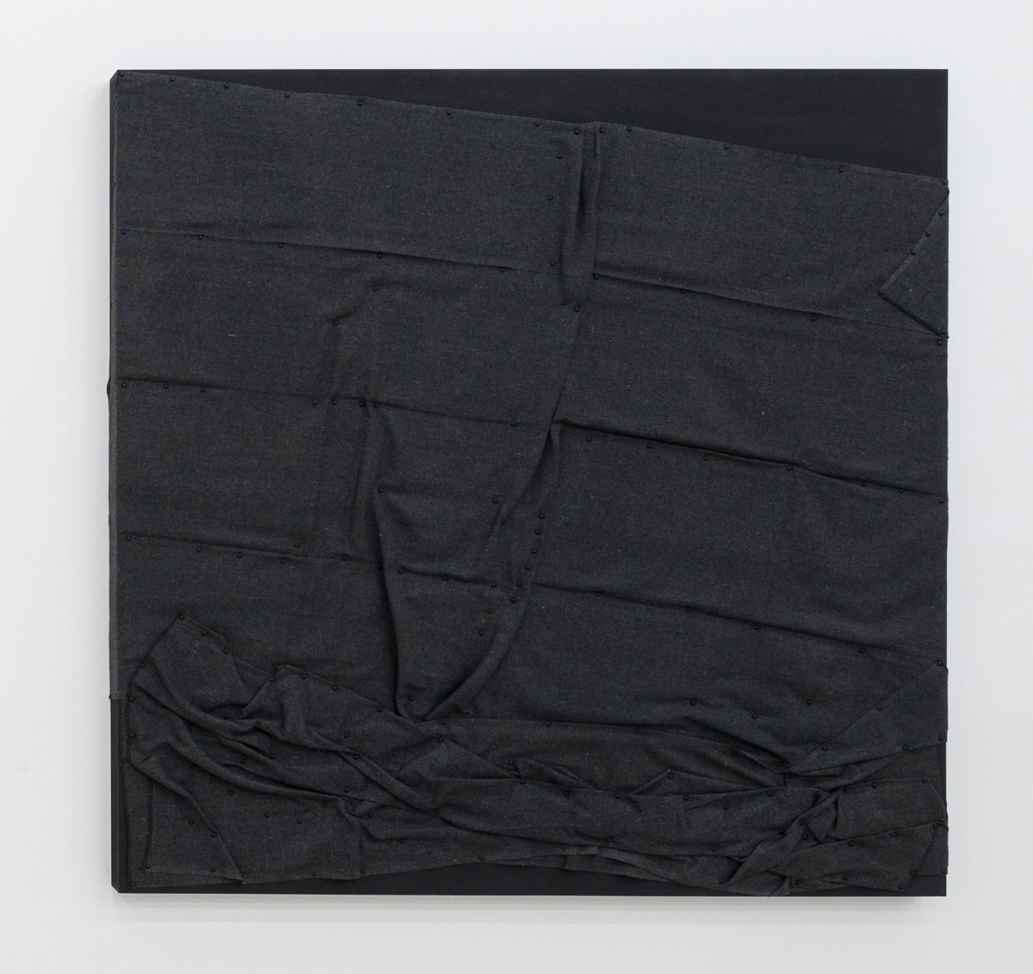 Tom Burr Untitled, 2011 Wool blankets and steel tacks on plywood 181.5 x 181.5 x 10 cm 