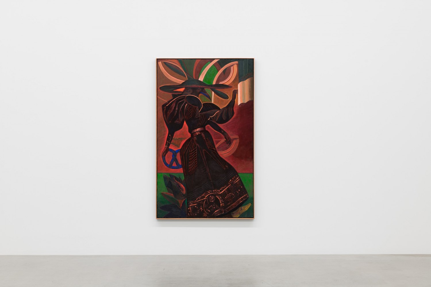 Victor Man Flowering Ego, 2020 Oil on canvas 212 x 129,5 x 6,5 cm 
