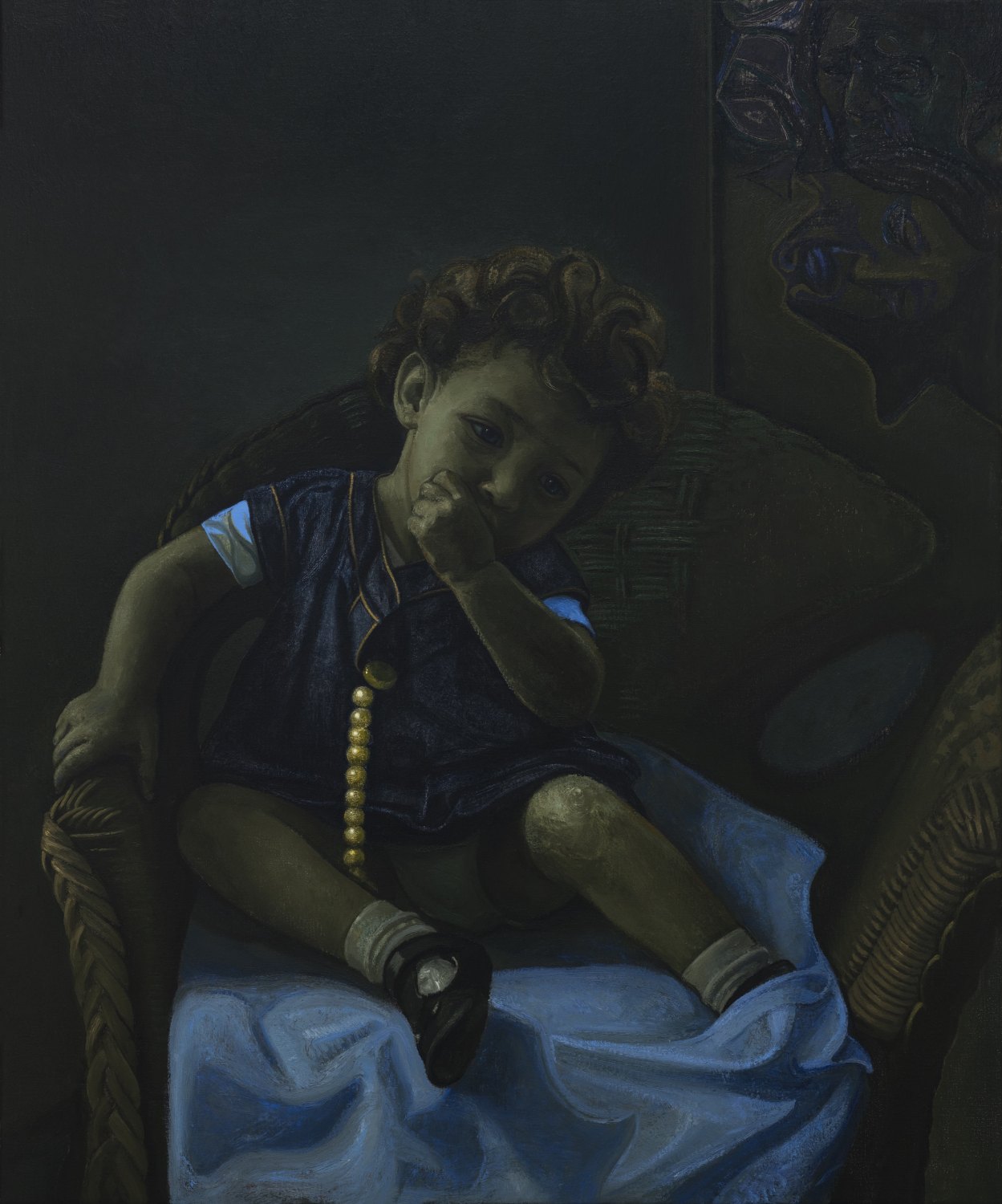 Victor Man Rózsa Victoria, 2019 - 2020 Oil on canvas, 84 x 70 cm 