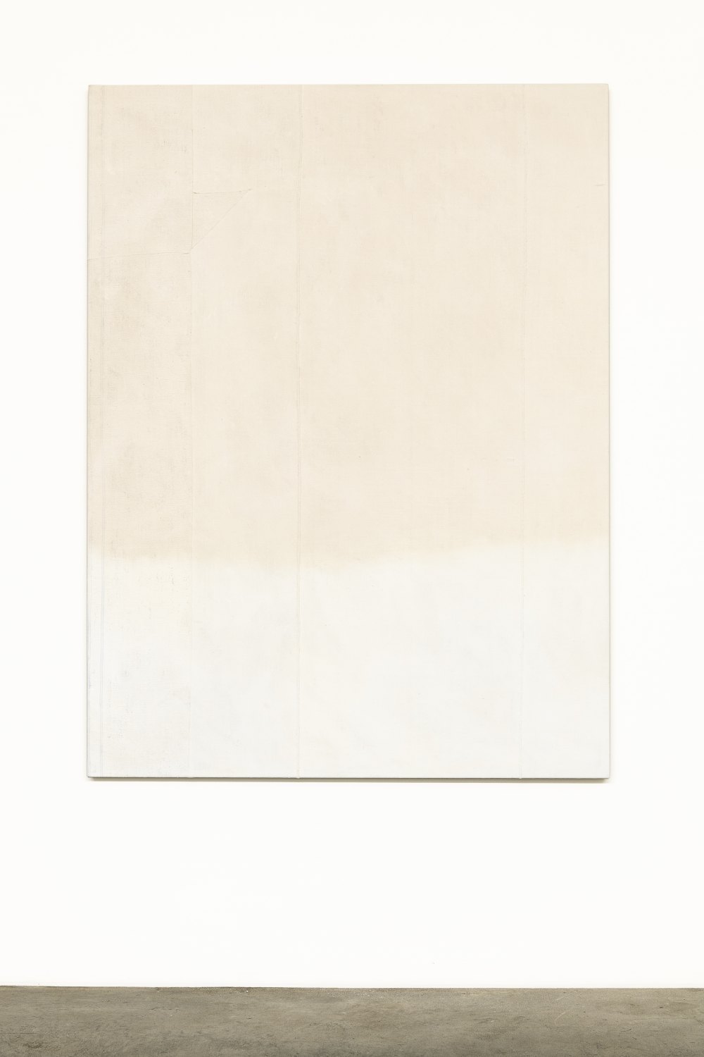 Sergej Jensen Untitled, 2020 Oil on sewn linen, 186 x 140 x 3 cm