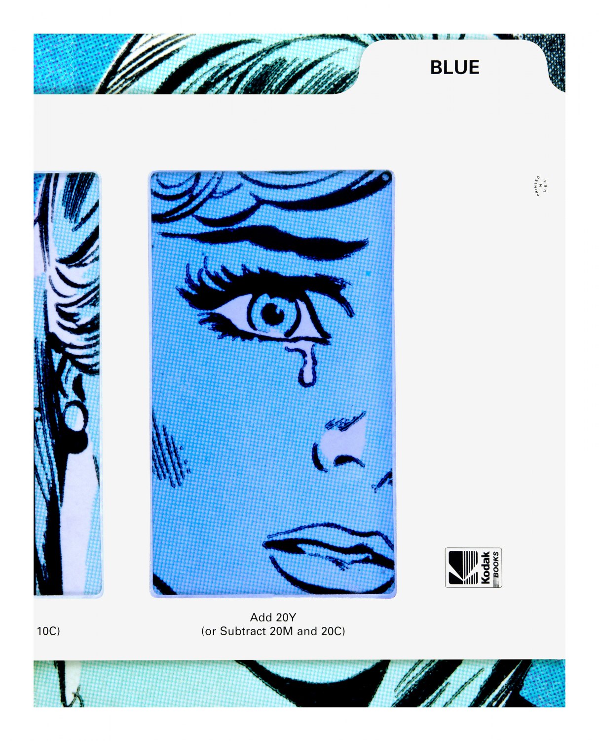 Anne Collier Filter #3 (Blue), 2020 C-print, 59.25 x 47.75 (cm) 