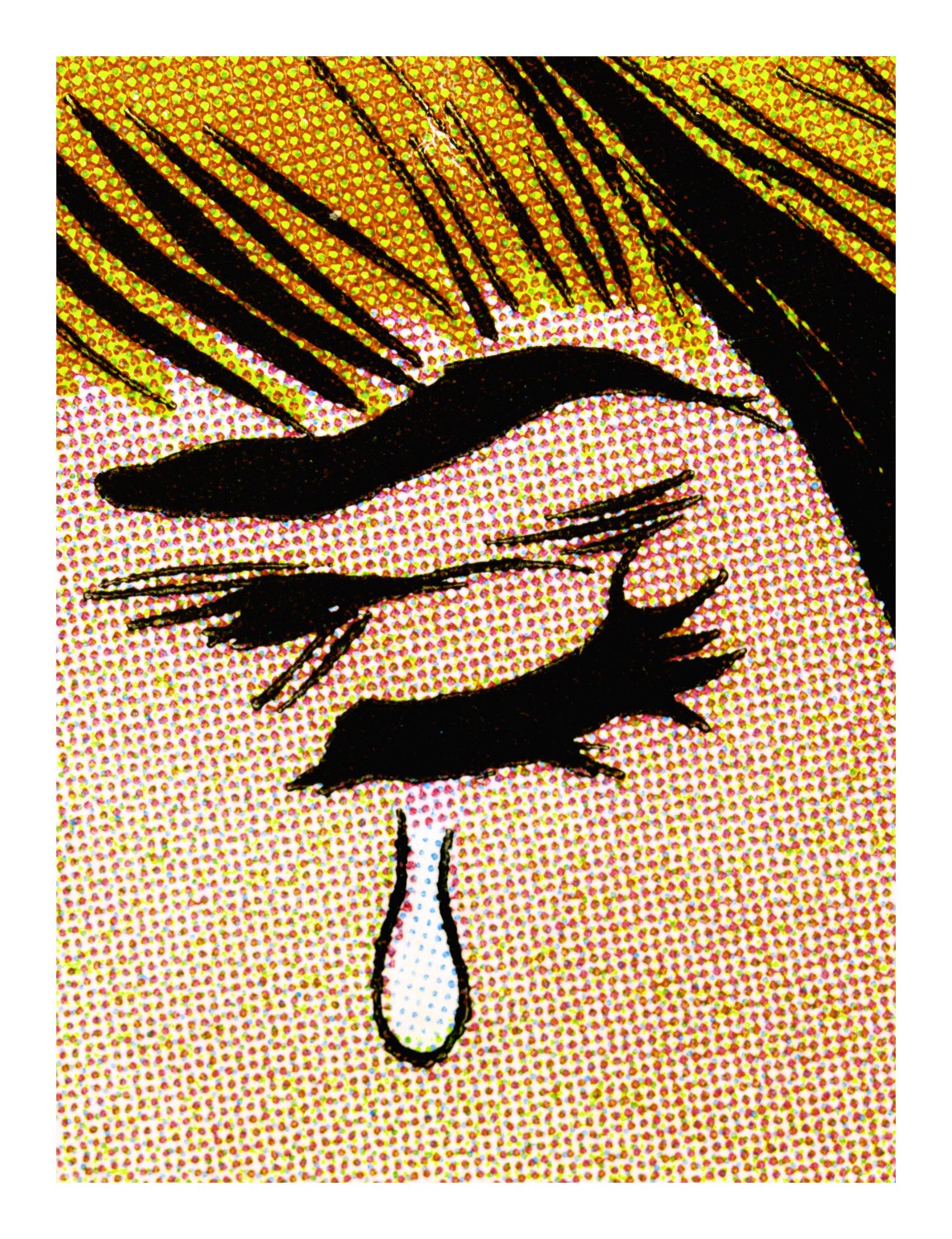 Anne Collier Woman Crying (Comic) #24, 2020 C-print, 65.4 x 49.7 (cm)