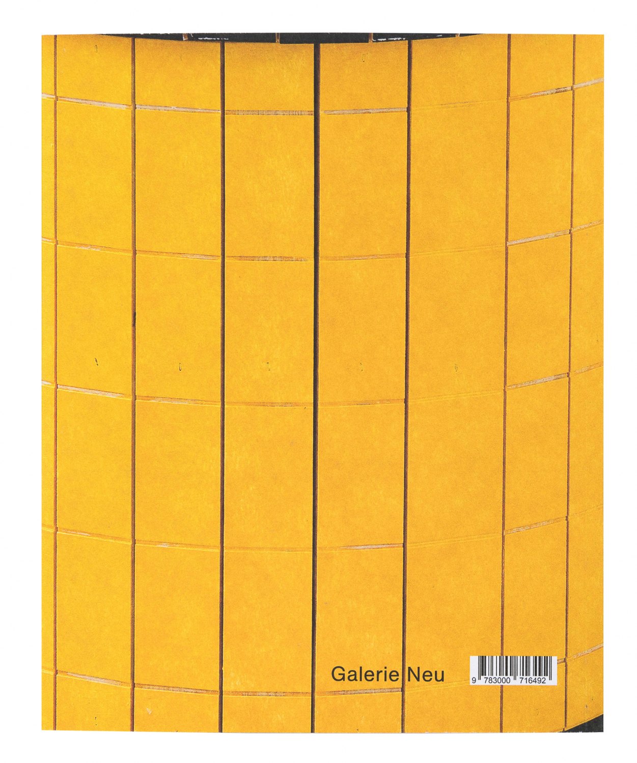  Manfred Pernice accrochage  ed. by Galerie Neu, Berlin 2022  ISBN: 978-3-00013-751-8