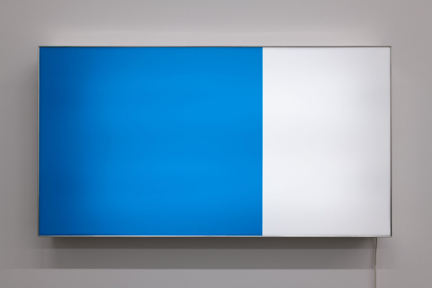 Daniel Pflumm Untitled (Fuji), 1998 Lightbox, 68 x 135 x 15 cm
