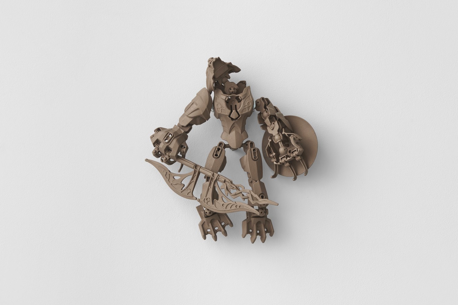 Yngve Holen,  Calcium Puffs, 2019  Bronze, 37 x 33.5 x 14.5 cm  