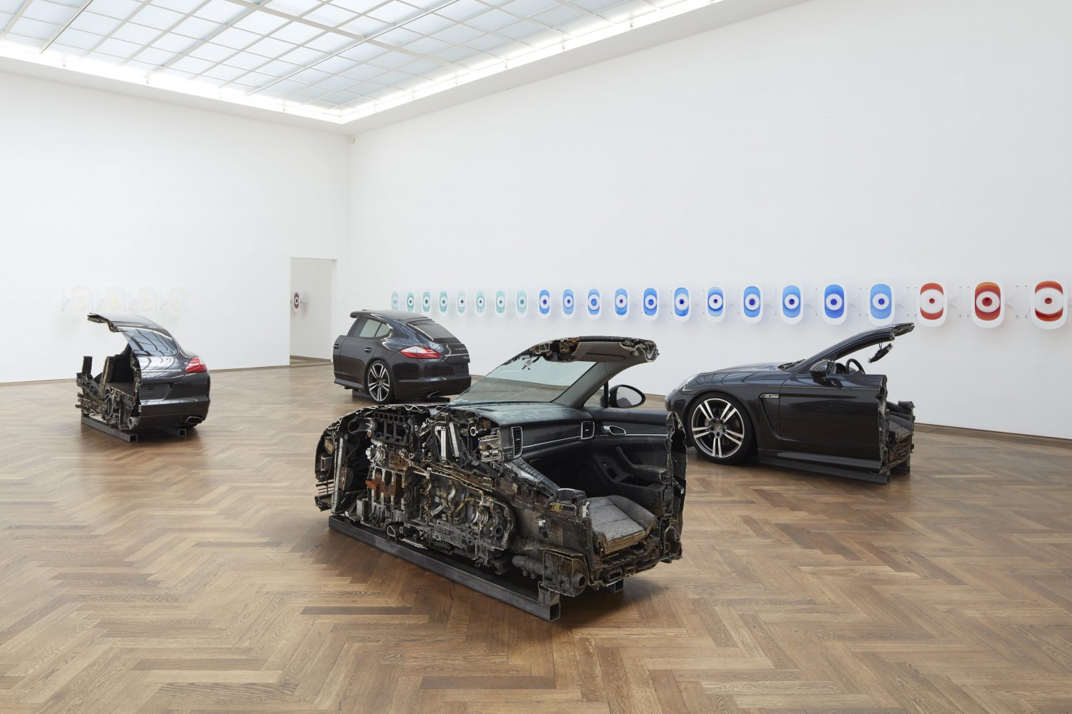 Yngve Holen   VERTICALSEAT Installation view, Kunsthalle Basel,  2016 