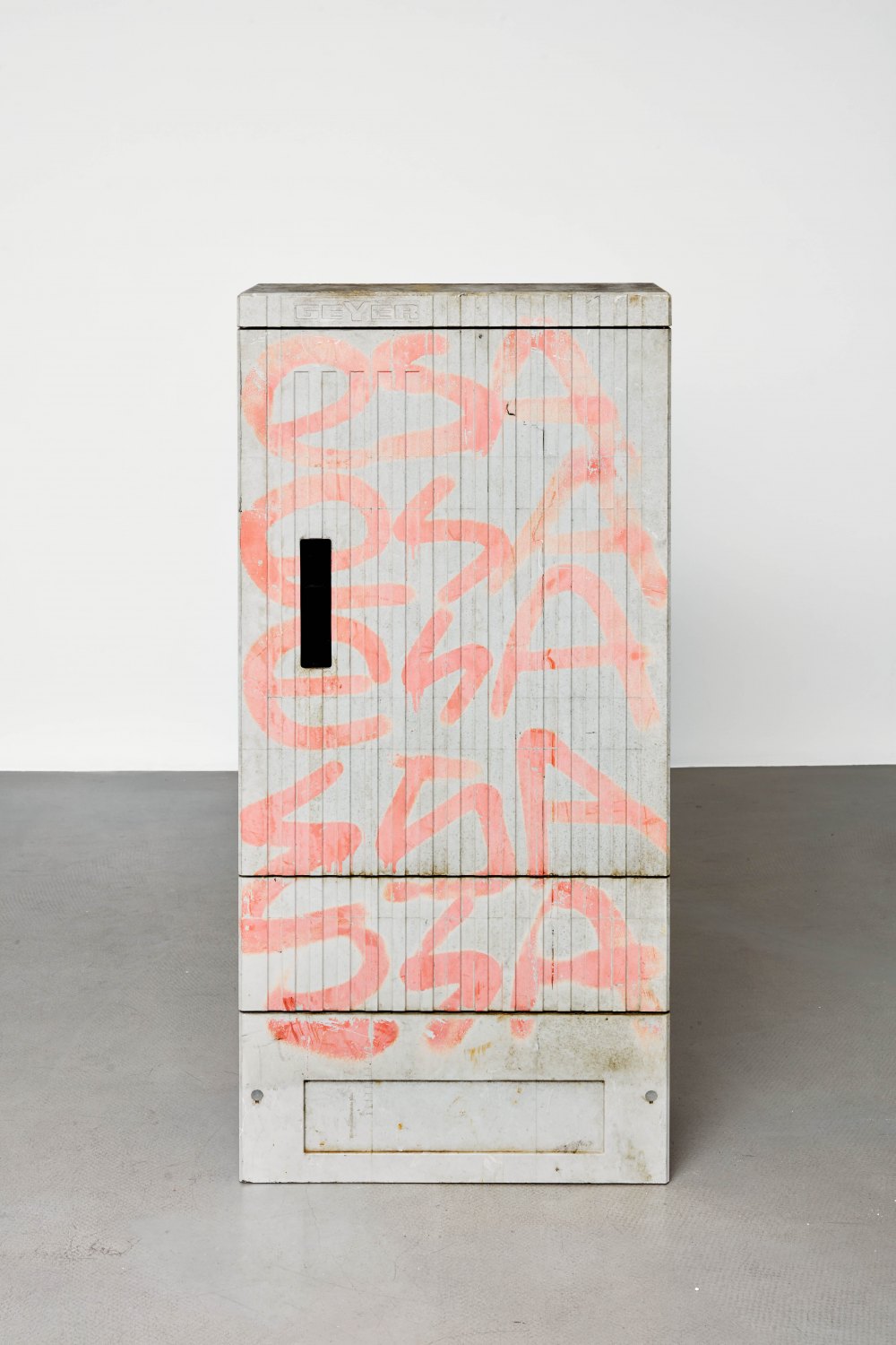Klara Lidén  Esaesa, 2020 junction box 130.4 x 58.2 x 27.6 cm