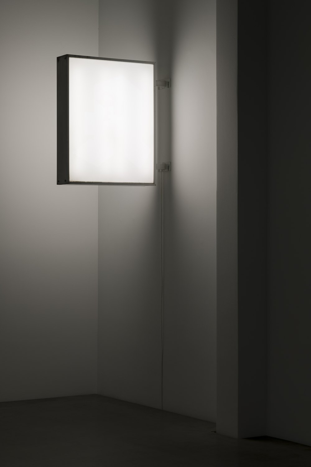 Klara Lidén Untitled (Lightbox Apotheke), 2023Neon, metal, plastic 110.5 x 105.5 x 18.5 cm 