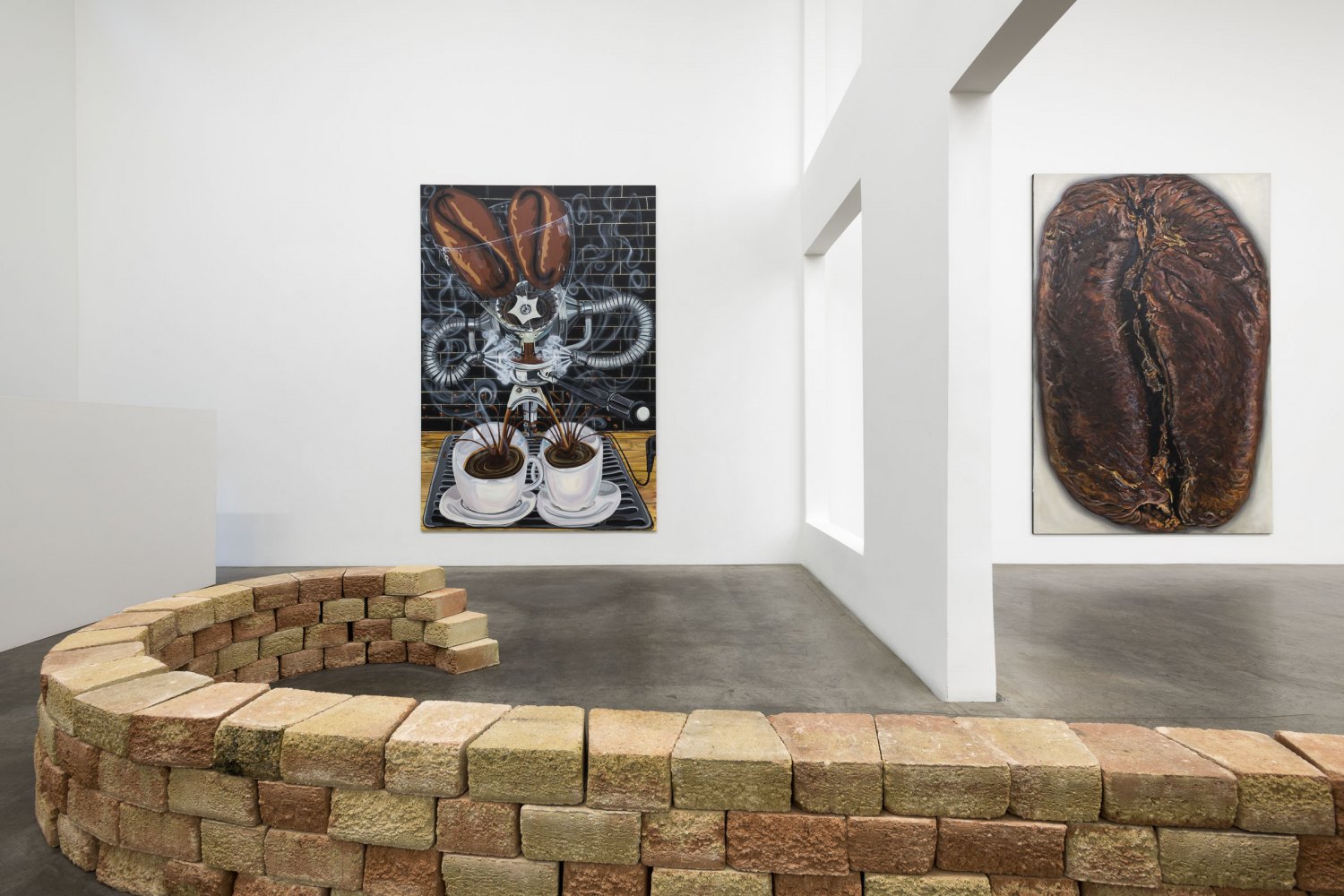 Installation view, Jana Euler, Das Investment, Galerie Neu, 2023 