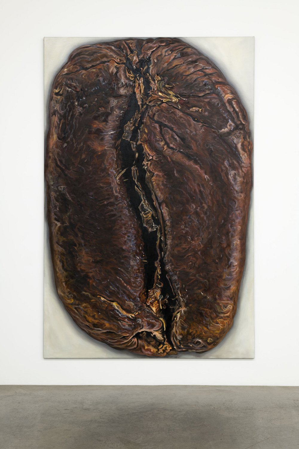 Jana Euler Coffee bean - Where the energy comes from 4, 2023  Oil on canvas  290 x 190 cm  