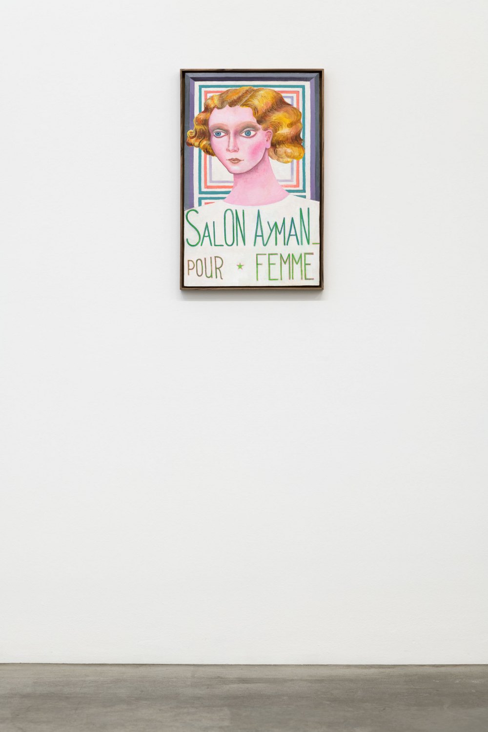 Untitled (Salon Ayman), 2010/23 Oil on wood panel 69 x 45 x 3.5 cm