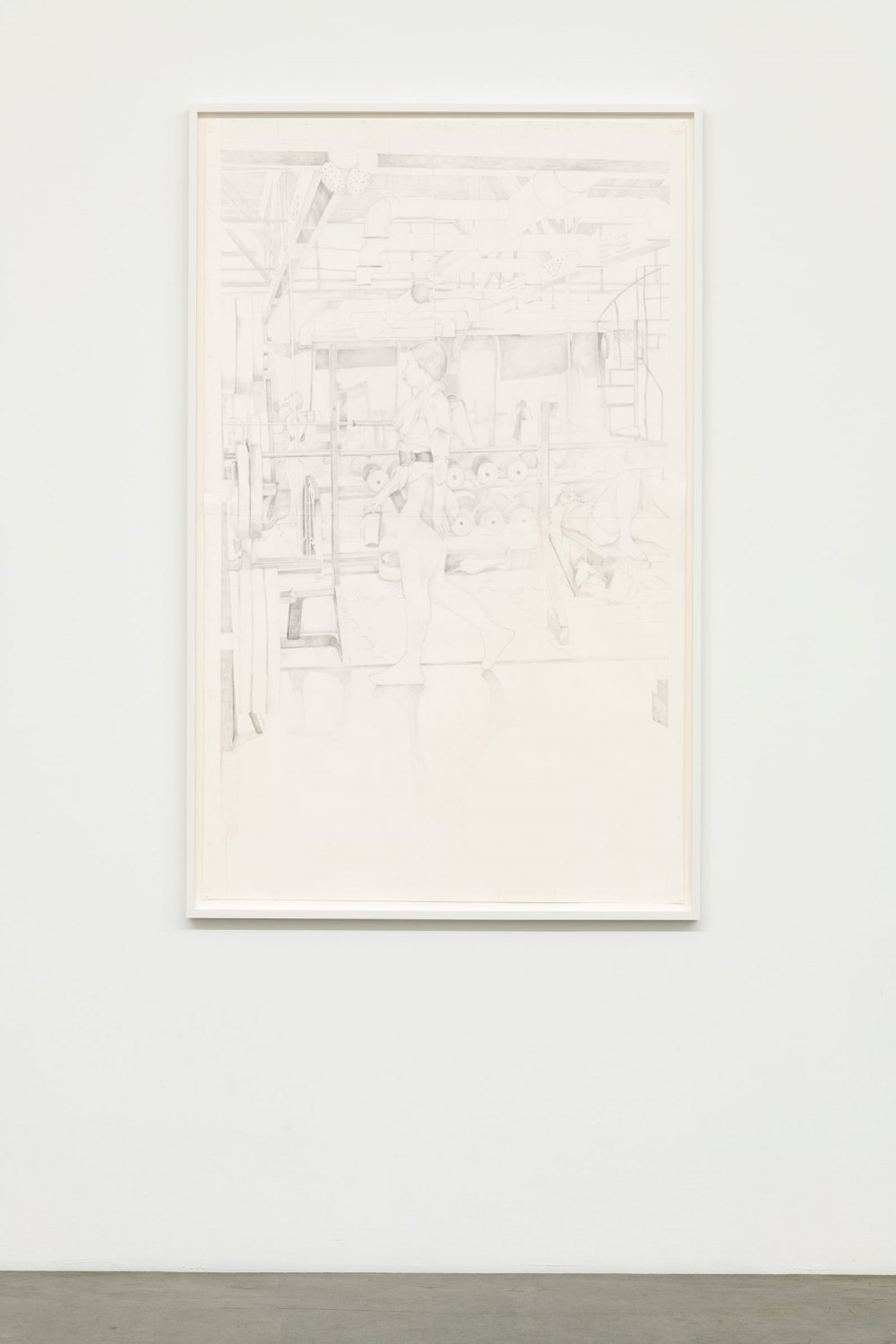 Untitled, 2024 Pencil on paper 144 x 91 x 3 cm