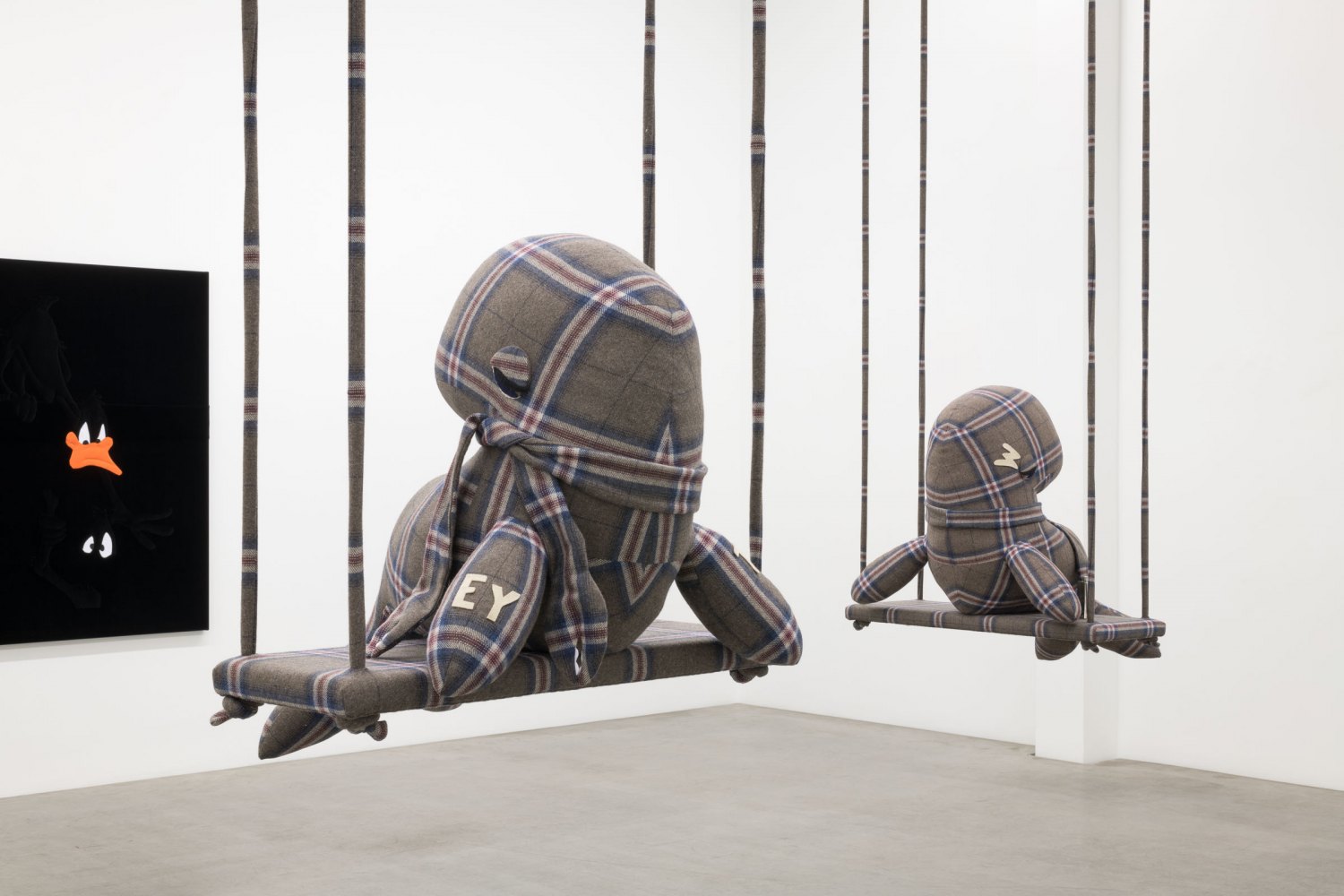 Installation view, Cosima von Bonin, The Faker, Galerie Neu, 2024   
