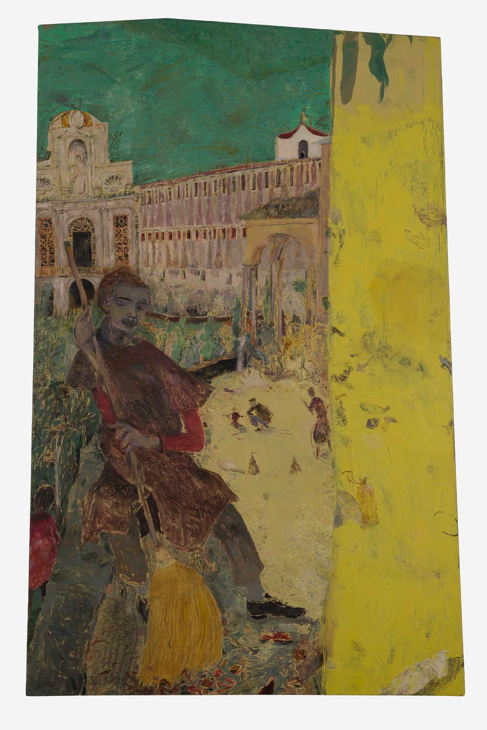 Kai Althoff Untitled, 2024  Oil on linen 145 x 96 x 2 cm 