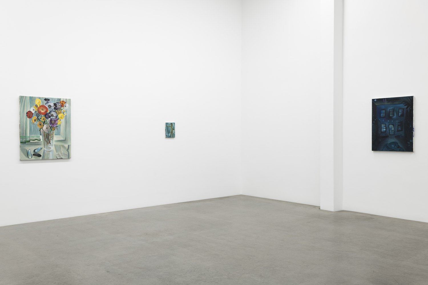 Louis Fratino Die bunten Tage Installationview, Galerie Neu, Berlin, 2022