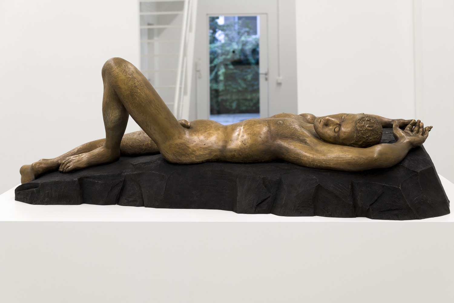 The sun, 2025 bronze with patina 54 x 80 x 170 cm