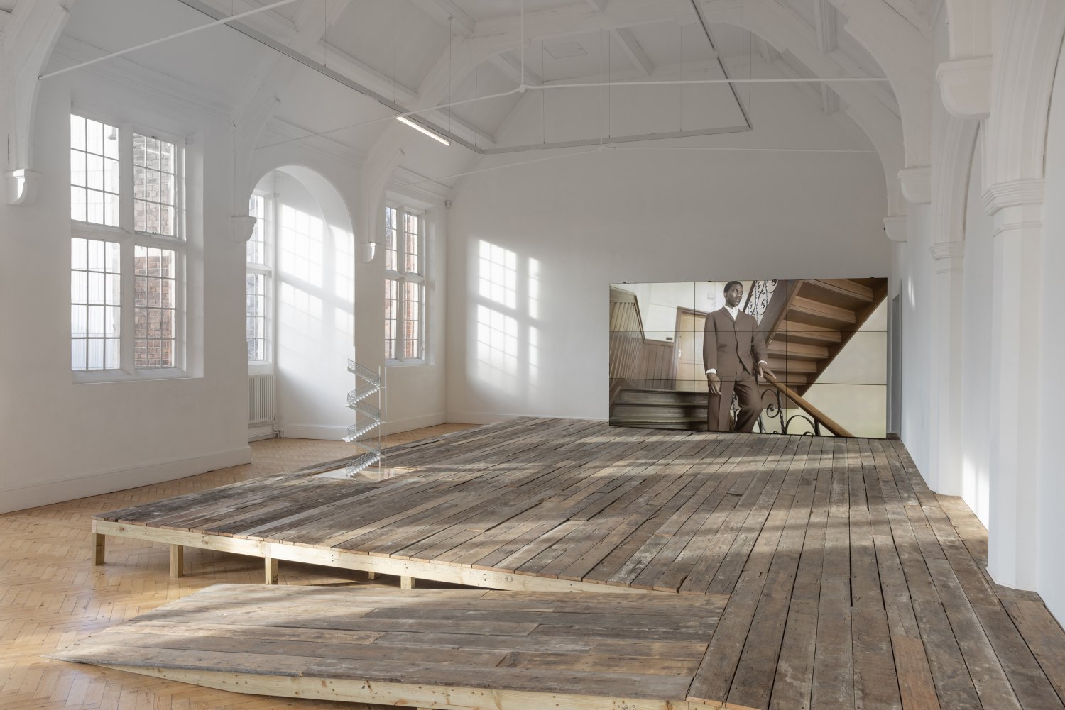 Installation view, Atiéna R. Kilfa, The Unhomely, Camden Art Centre, London, 2023 