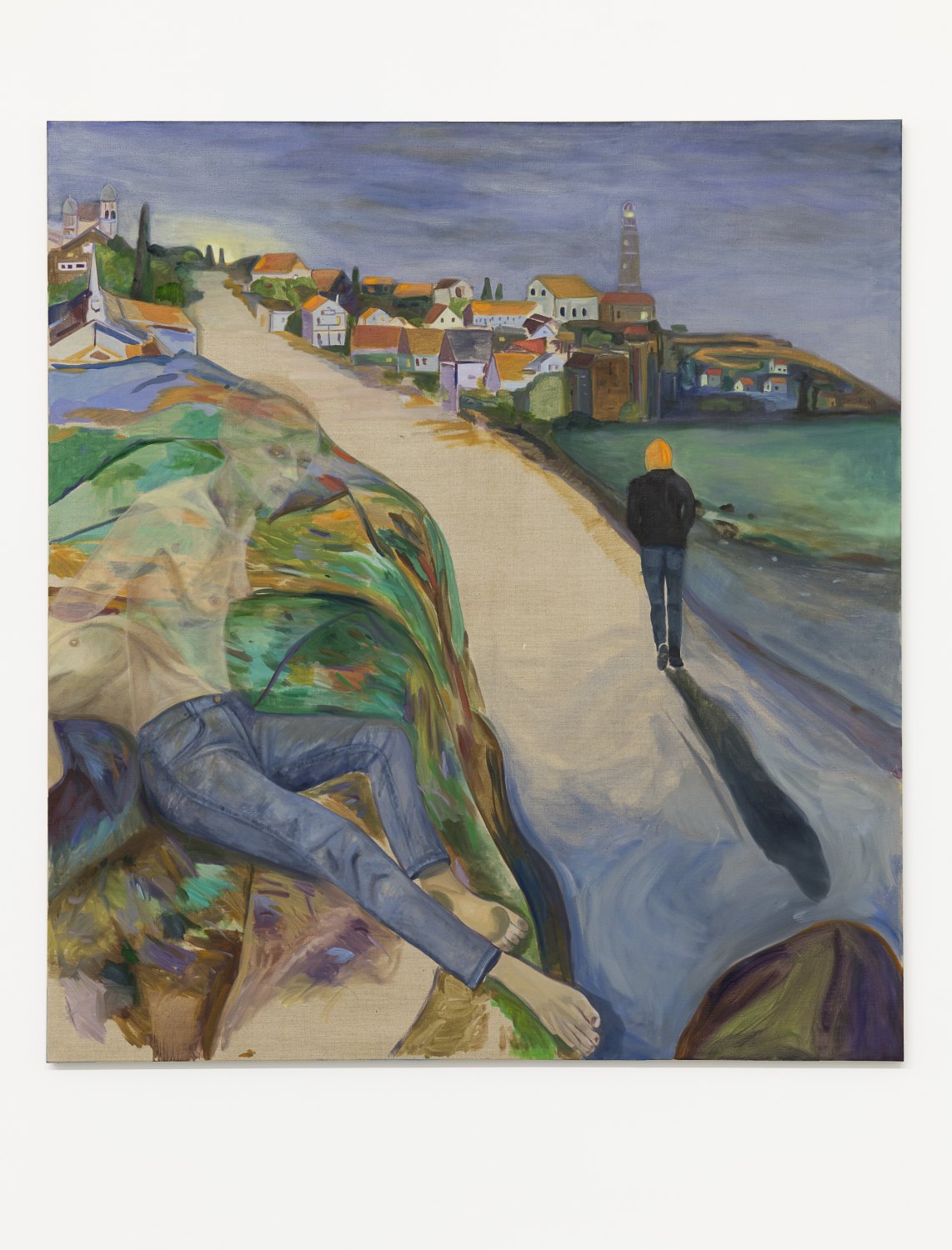 Jill Mulleady Erupted Citadel, 2018 Oil on linen 167.5 x 152 cm