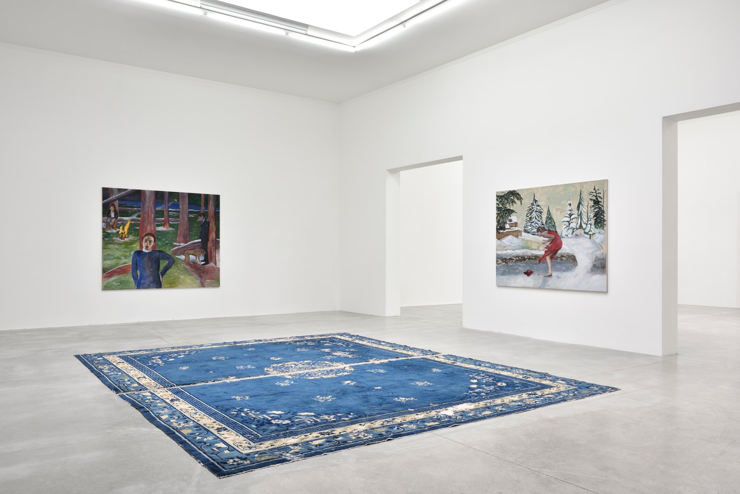 Jill Mulleady Blood Fog Installation view, Le Consortium, Dijon, 2021