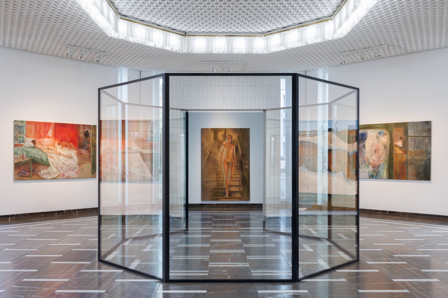 Jill Mulleady You Me, (with Henry Taylor) Installation view, Schinkel Pavillon, Berlin, 2024