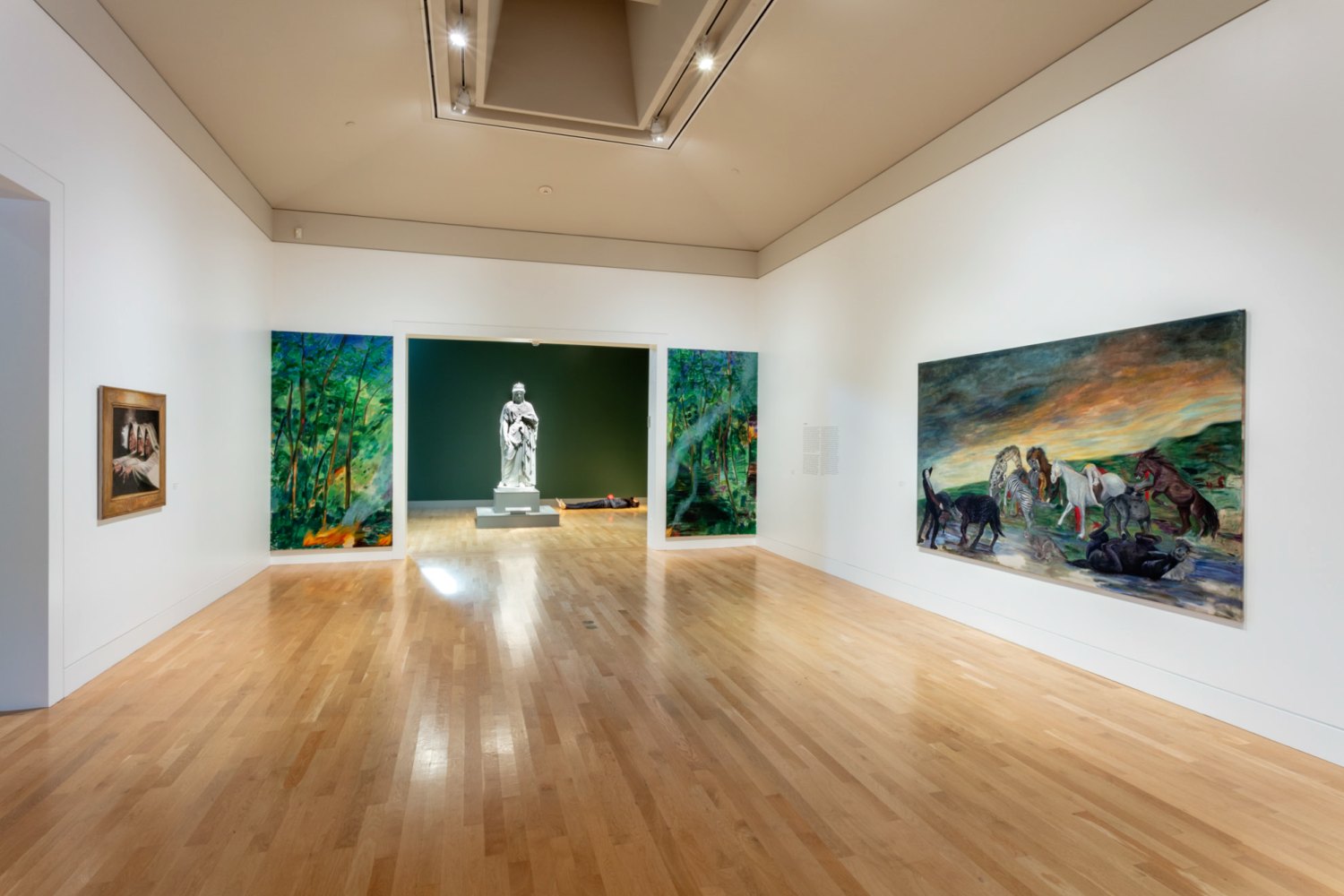 Jill Mulleady Made in L.A. 2020: a version (curated by Myriam Ben Salah and LaurenMackler) Installation view,&nbsp;Hammer Museum, Los Angeles and The Huntington, San Marino, 2021