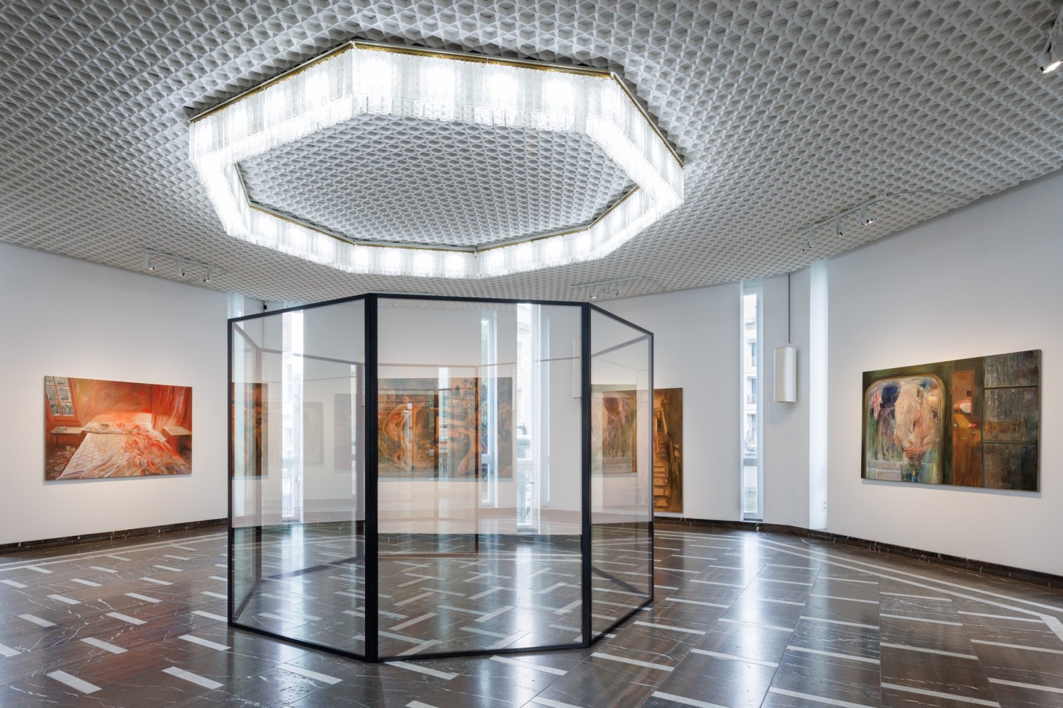 Jill Mulleady You Me, (with Henry Taylor) Installation view, Schinkel Pavillon, Berlin, 2024