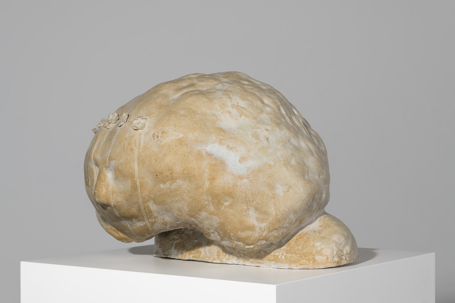 Grant Falardeau Woman In The Wind, 2026 high-fire ceramic 38.5 x 50 x 47.5 cm