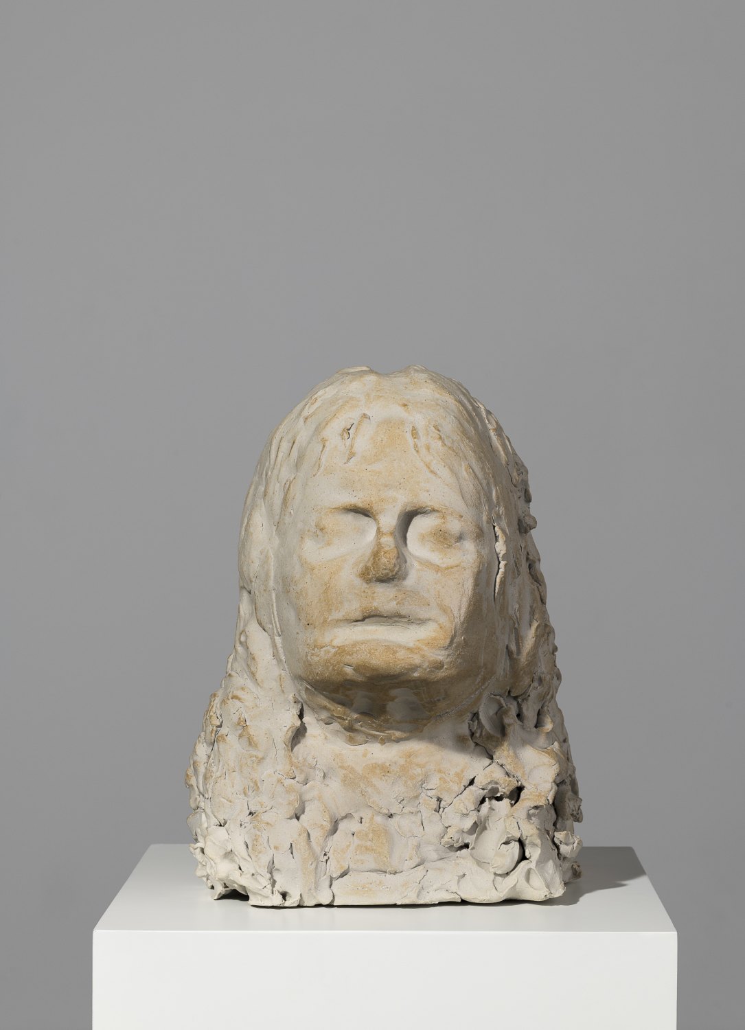 Grant Falardeau Woman Behind Walmart, 2026 high-fire ceramic 39 x 30 x 28 cm