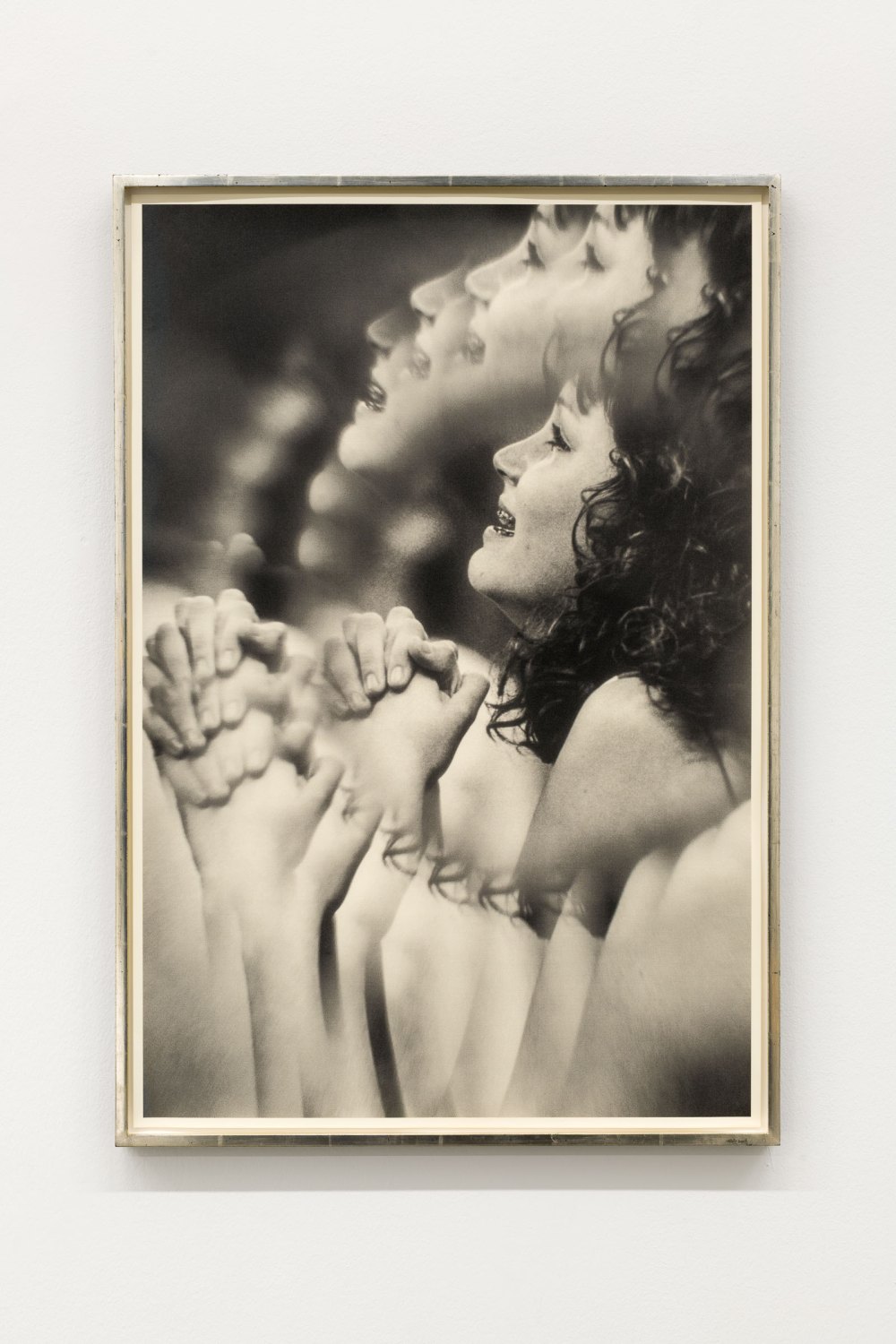 Jeremy Shaw Cathartic Illustration (In a Moment, C/3), 2022 Screenprint in silver-plated frame 79.5 x 54.5 x 3 cm