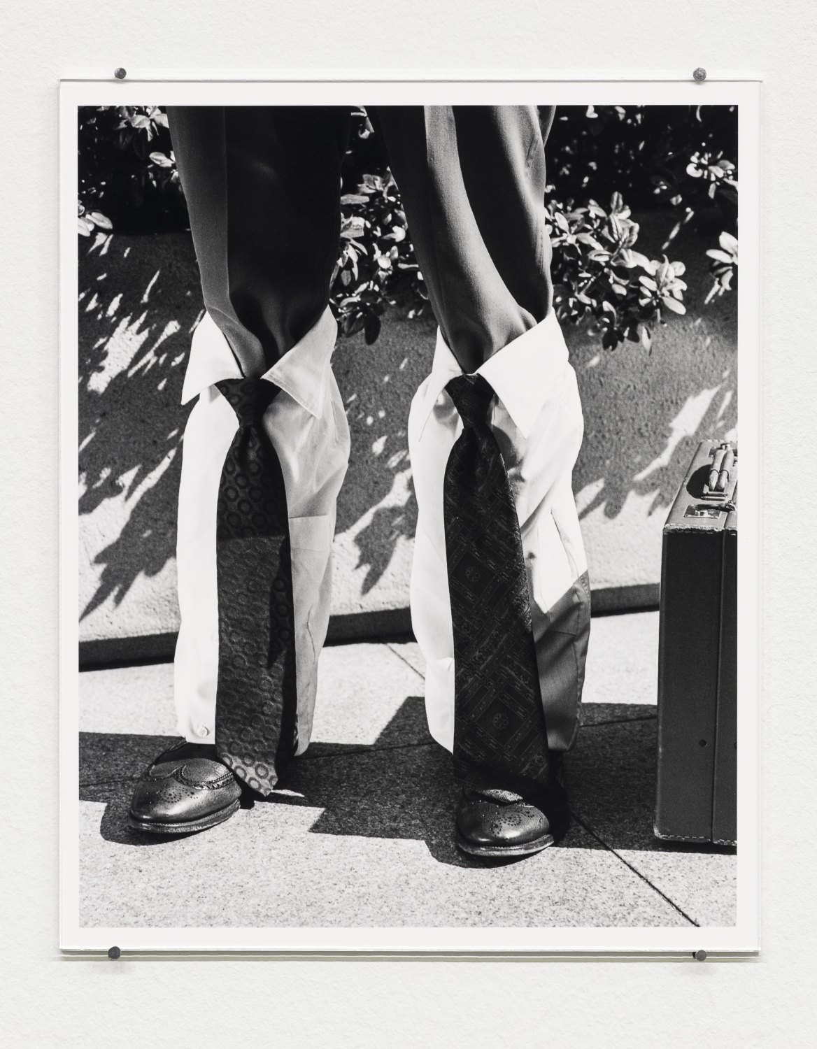 Pippa Garner Future Man! (The New Business Man: Shirt and Tie Leg Warmers), 1987- 2026 Inkjet print, Photo © Tim Street-Porter 21.5 x 26.7 cm