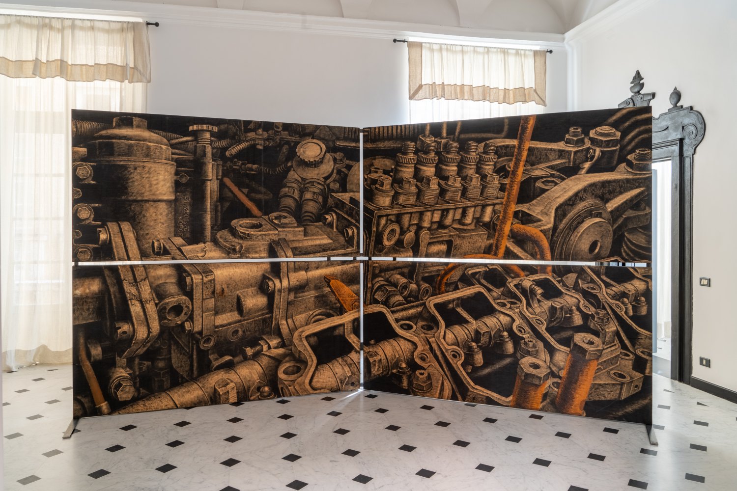 Jonathan OkoronkwoInstallation view, nervi delle volpi, Genoa, IT, 2026