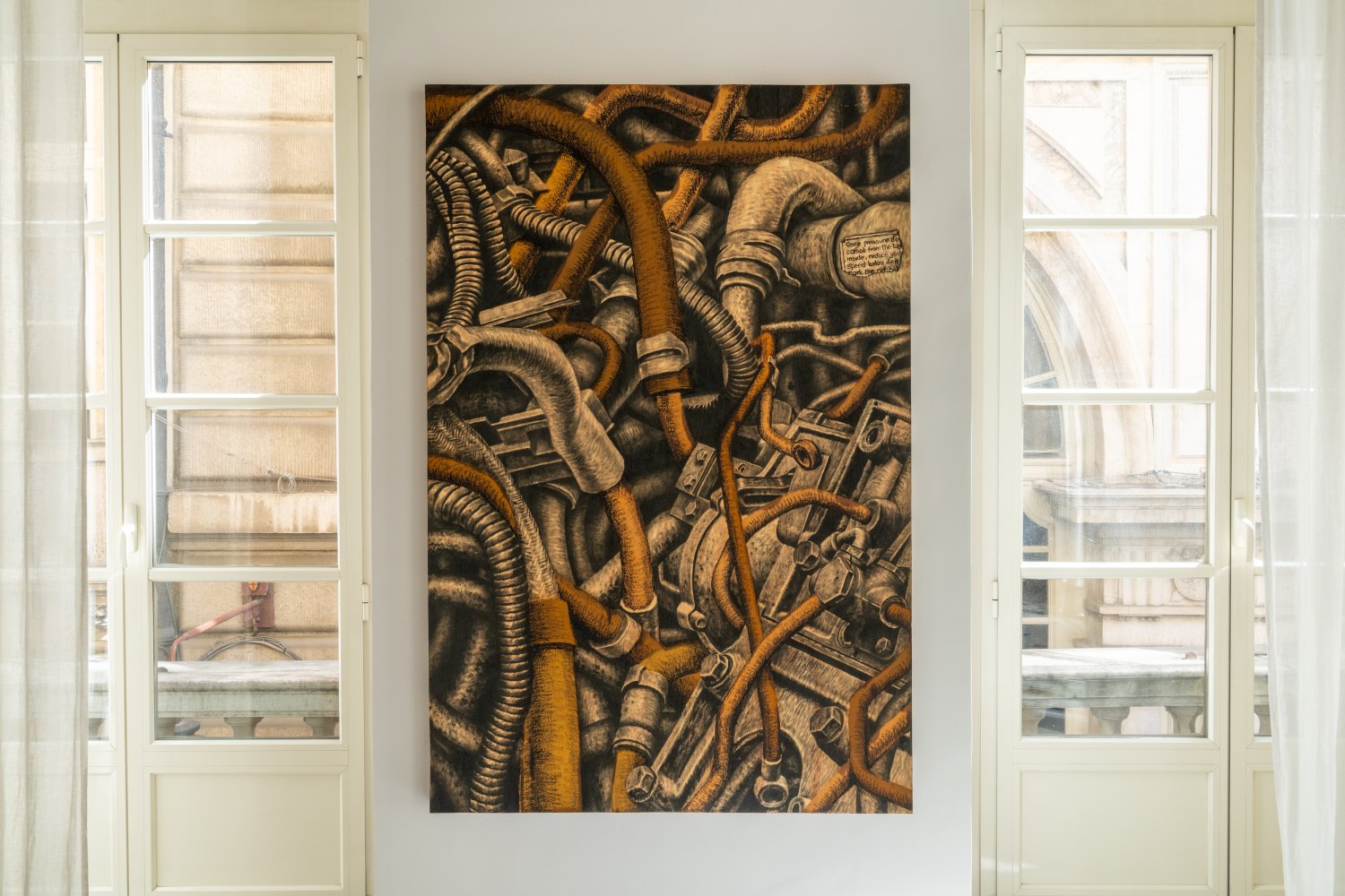 Jonathan OkoronkwoHOW WE GO DO AMInstallation view, nervi delle volpi, Genoa, IT, 2026