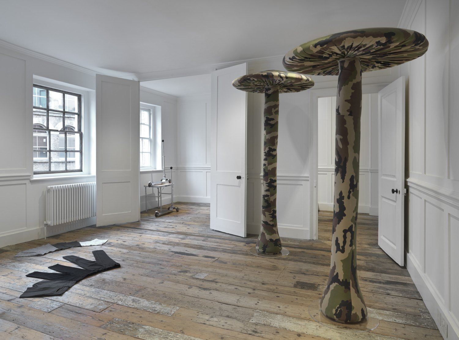 Cosima von BoninUpstairs DownstairsInstallation view, Raven Row, London, UK, 2025