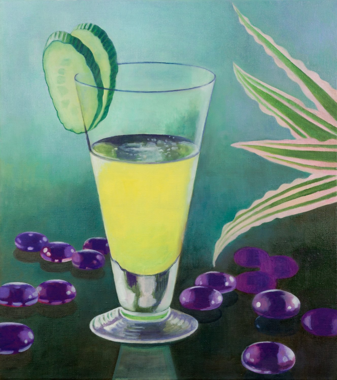 Birgit Megerle Atomic Juice, 2013 Oil on canvas, 65 × 58 cm