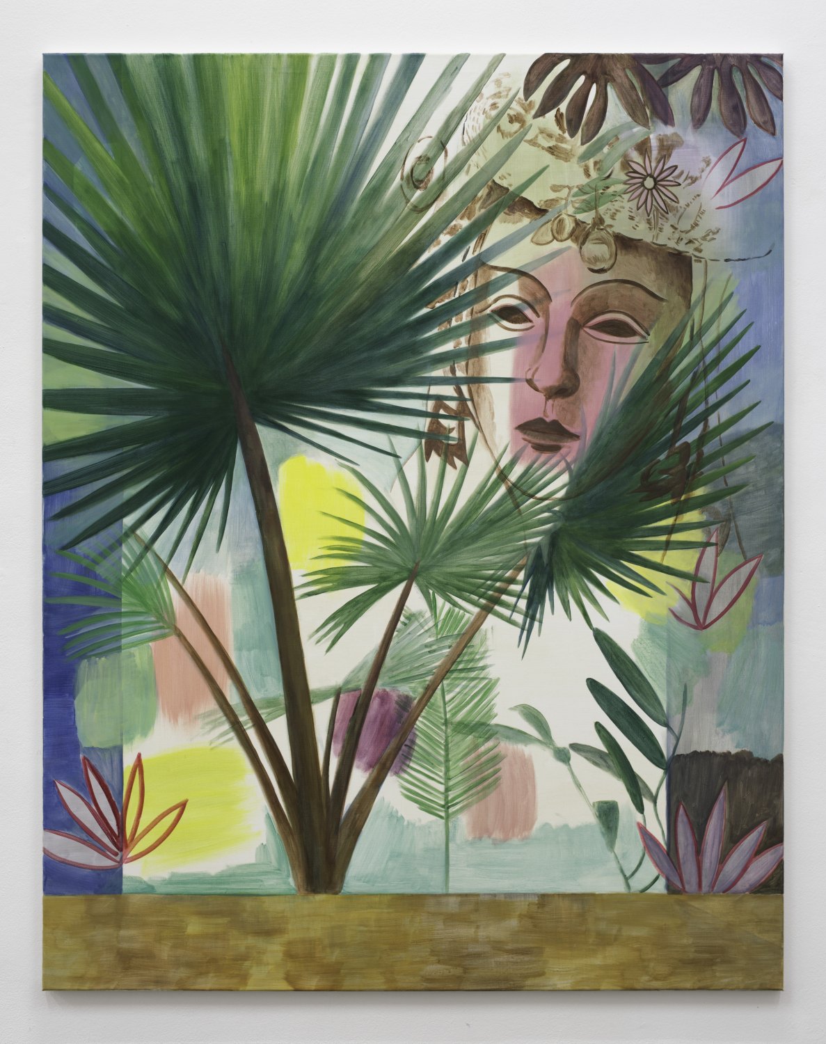 Birgit Megerle    New Theater Backdrop I, 2015    Oil on canvas,  190 × 150 cm 